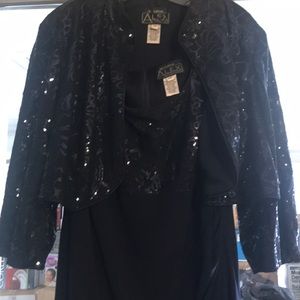 Alex Evenings Dress Gown and Cover Up (2pcs)